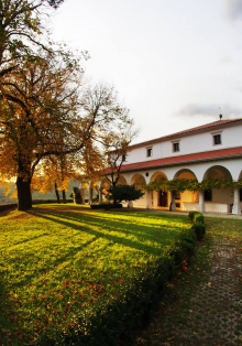 An exterior shot of the Michelin star Gostilna pri Lojzetu restaurant in Vipava Valley, Slovenia - part of Star Wine List's guide to drinking wine in Slovenia.