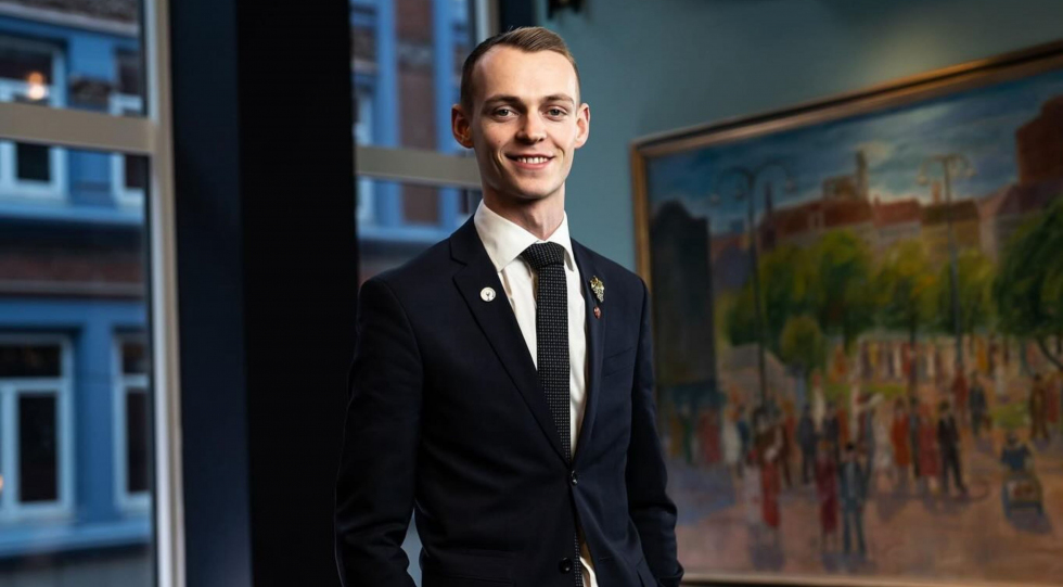 Best Sommelier of the Nordics, Nikolai Haram Svorte.