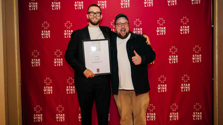 Kombo’s Fredrik Aanstad Rabben and Jørgen Dons. Photo by Erik Krafft.