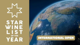Star Wine List of the Year International Open 2026 competition graphic - the world.