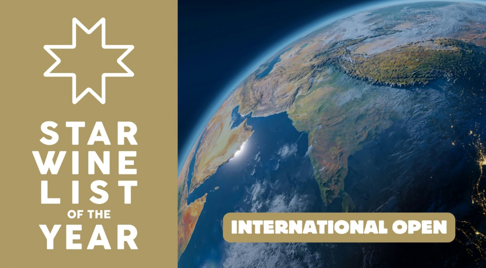 Star Wine List of the Year International Open 2026 competition graphic - the world.
