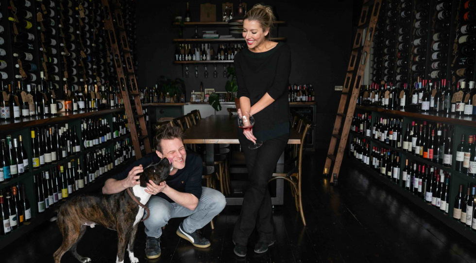 Tom and Ashley Fahey, The Terrace Rooms & Wine, Ventor, Isle of Wight.
