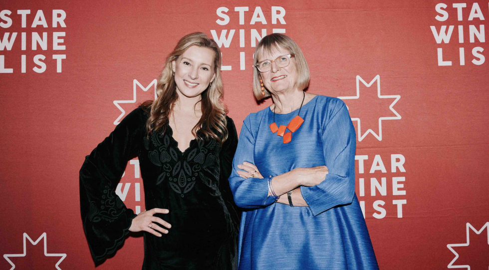 Rachel Fellows and Jancis Robinson MW. Photo by Petter Bäcklund.