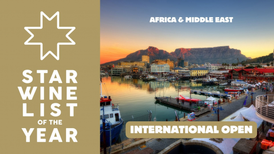 Star Wine List of the Year International Open 2026 competition graphic - Africa and Middle East.