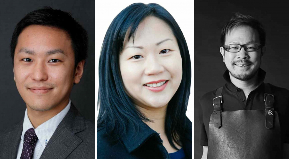 Star Wine List Ambassadors Wataru Iwata (Kyoto), Melinda Joe (Tokyo) and Kei Tashiro (Osaka).