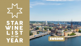 Star Wine List of the Year Sweden 2026 competition logo and cover image.