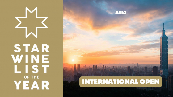 Star Wine List of the Year International Open 2026 competition graphic - Asia.