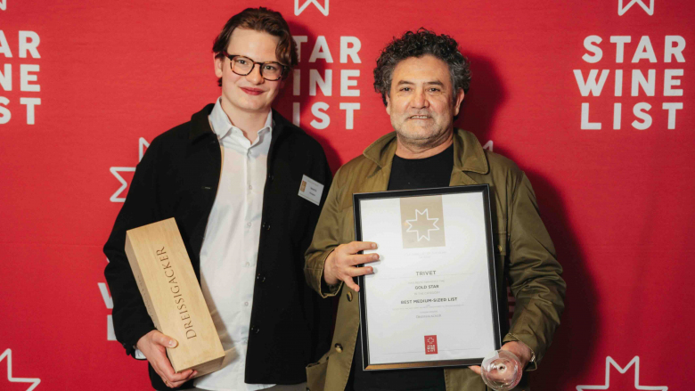 Dreissigacker’s Samuel Kirr with Isa Bal MS, of Trivet. Photo by HDG Photography.