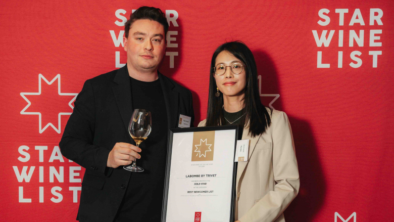 Philipp Reinstaller and Dolly Chan, of Labombe by Trivet. Photo by HDG Photography.