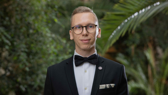 Star Wine List's Lithuania Ambassador Martynas Pravilonis.