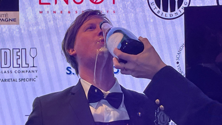 Sommelier-SM 2026 winner Martin Mortensen.