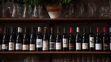 40 Maltby Street, a wine bar in London, UK.