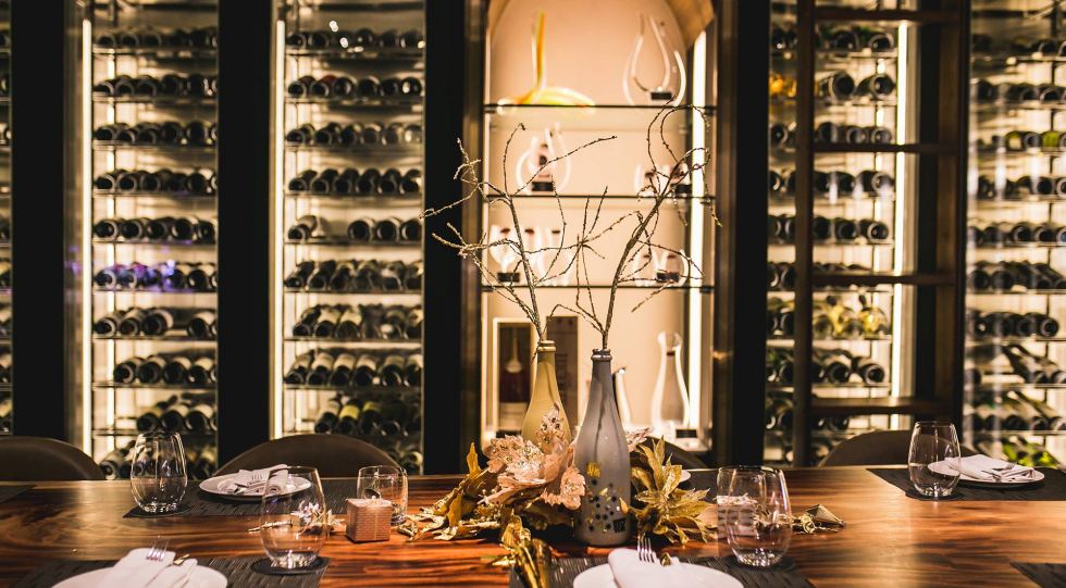 Riedel Restaurant & Wine Cellar, a restaurant and wine bar in Bangkok, Thailand.