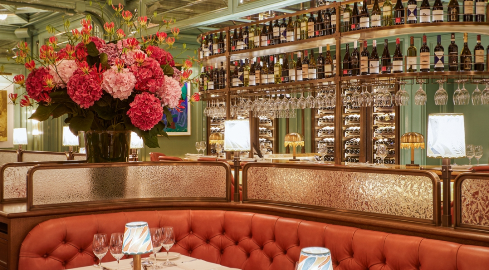 Baur's Brasserie at Baur au Lac, a restaurant in Zürich, Switzerland.