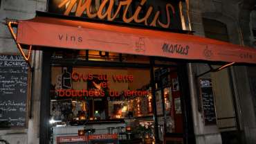 Marius, a wine bar in Geneva, Switzerland.