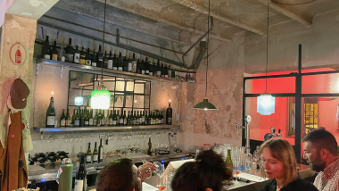 Bar La Sang, a wine bar in Palma de Mallorca, Spain.