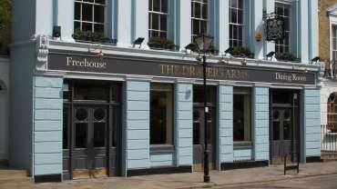 Exterior of The Drapers Arms, Islington, London, UK.