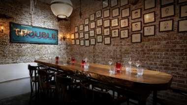 Passione Vino, a wine bar in London, UK.