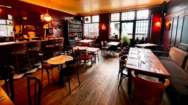 Canton Arms, a restaurant and wine bar in London, UK.