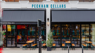 Peckham Cellars, a restaurant and wine bar in London, UK.