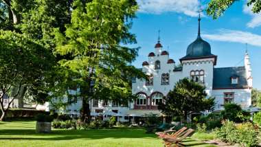 Kronenschlösschen, a hotel and restaurant in Eltville, Germany.