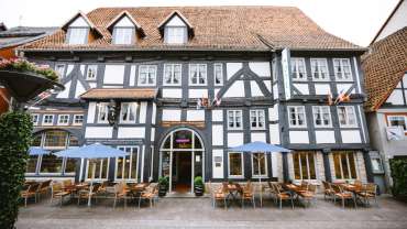 Restaurant Fachwerk im Hotel Stadt Kassel, a restaurant and hotel in Rinteln, Germany.