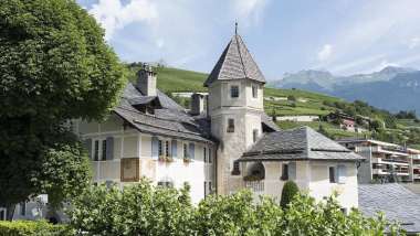 Château de Villa, a hotel and restaurant in Sierre, Switzerland.