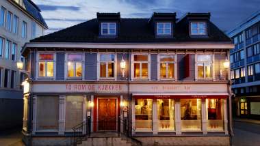 To Rom og Kjøkken, a restaurant in Trondheim, Norway.
