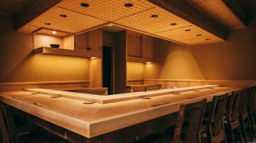 Sushi Zai, a restaurant in Tokyo, Japan.