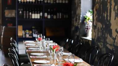 Stone House Wine Bar & Kitchen, a wine bar in Darwin, Australia.