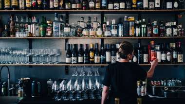 Lady Lola, a wine bar in Dunsborough, Australia.