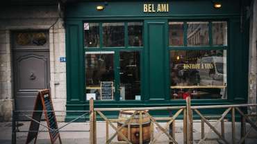 Bel Ami, a restaurant in Lyon, France.
