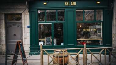 Bel Ami, a restaurant in Lyon, France.
