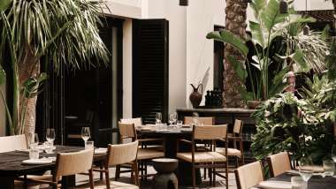 Nōema, a restaurant in Mykonos, Greece.