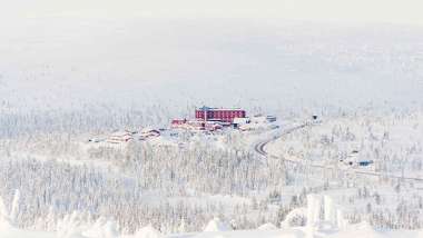 Högfjällshotellet, a restaurant and hotel in Sälen, Sweden.