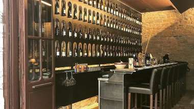La Cave Café Terroir, a wine bar in Lyon, France.