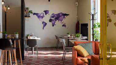 Vinho, a wine bar in Turku, Finland.