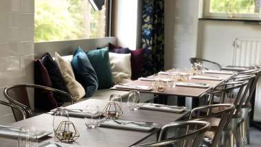Brasserie Maison, a restaurant in Bromma, Stockholm, Sweden.