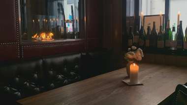 Dråpen Vinbar, a wine bar in Bergen, Norway.