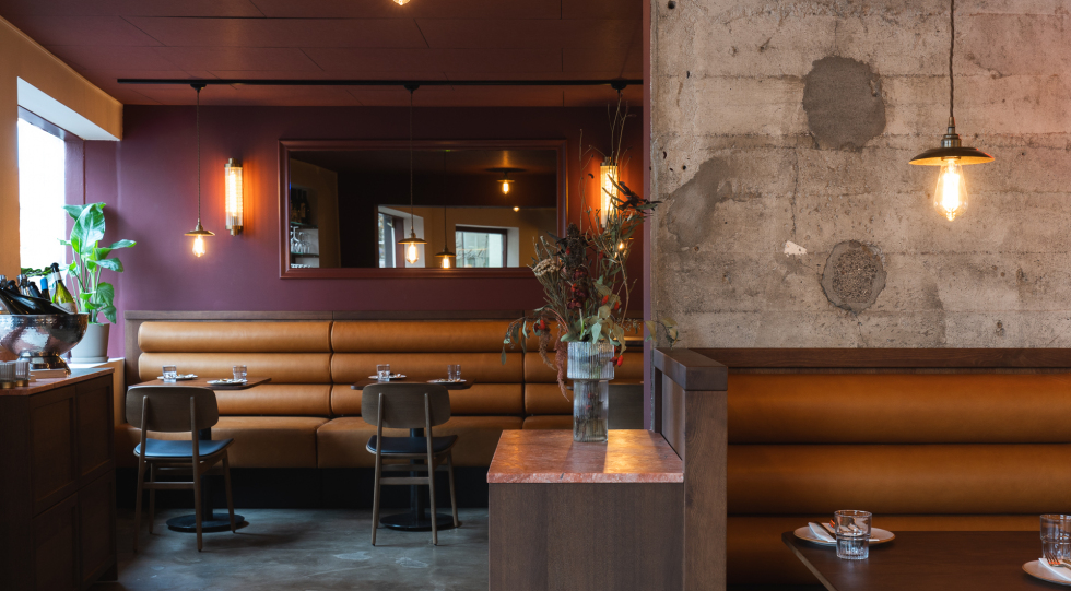 Skál, a wine bar and restaurant in Reykjavik, Iceland.