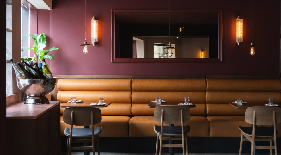 Skál, a wine bar and restaurant in Reykjavik, Iceland.
