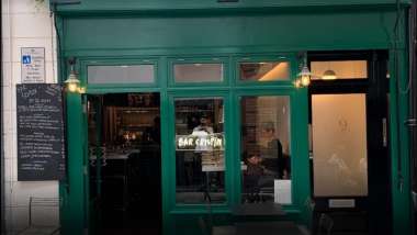 Bar Crispin, a wine bar in London, UK.