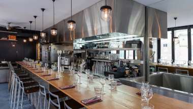 In Oberkampf, Pierre Sang, a restaurant in 11th arr, Paris, France.