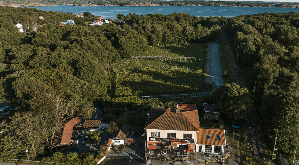Luna Vingård & Restaurang, a restaurant in Lysekil, Sweden.