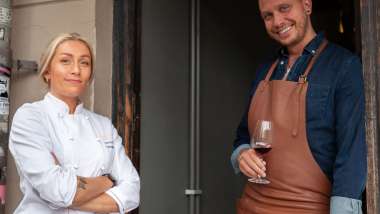 Corvina Enoteca, a wine bar in Stockholm, Sweden.