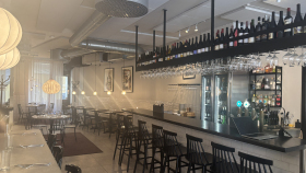 Interior of Sensum restaurant, Stockholm, Sweden.