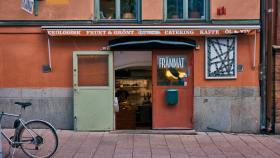 Exterior of restaurant Främmat, Stockholm, Sweden.