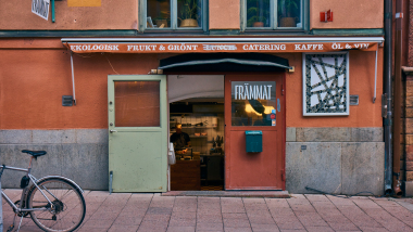 Exterior of restaurant Främmat, Stockholm, Sweden.