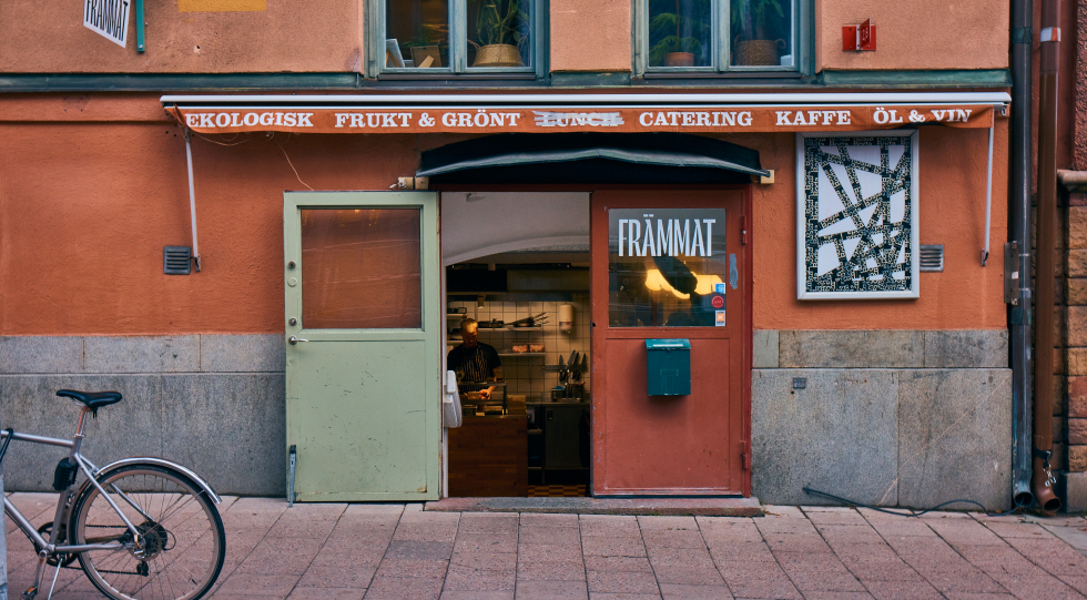 Exterior of restaurant Främmat, Stockholm, Sweden.