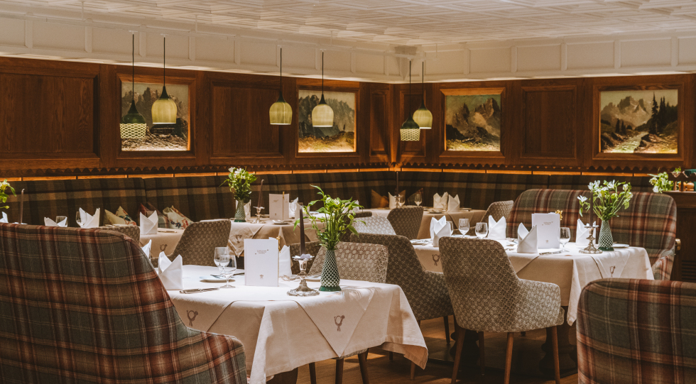Hotel Post Lech, a restaurant and hotel in Lech, Austria.